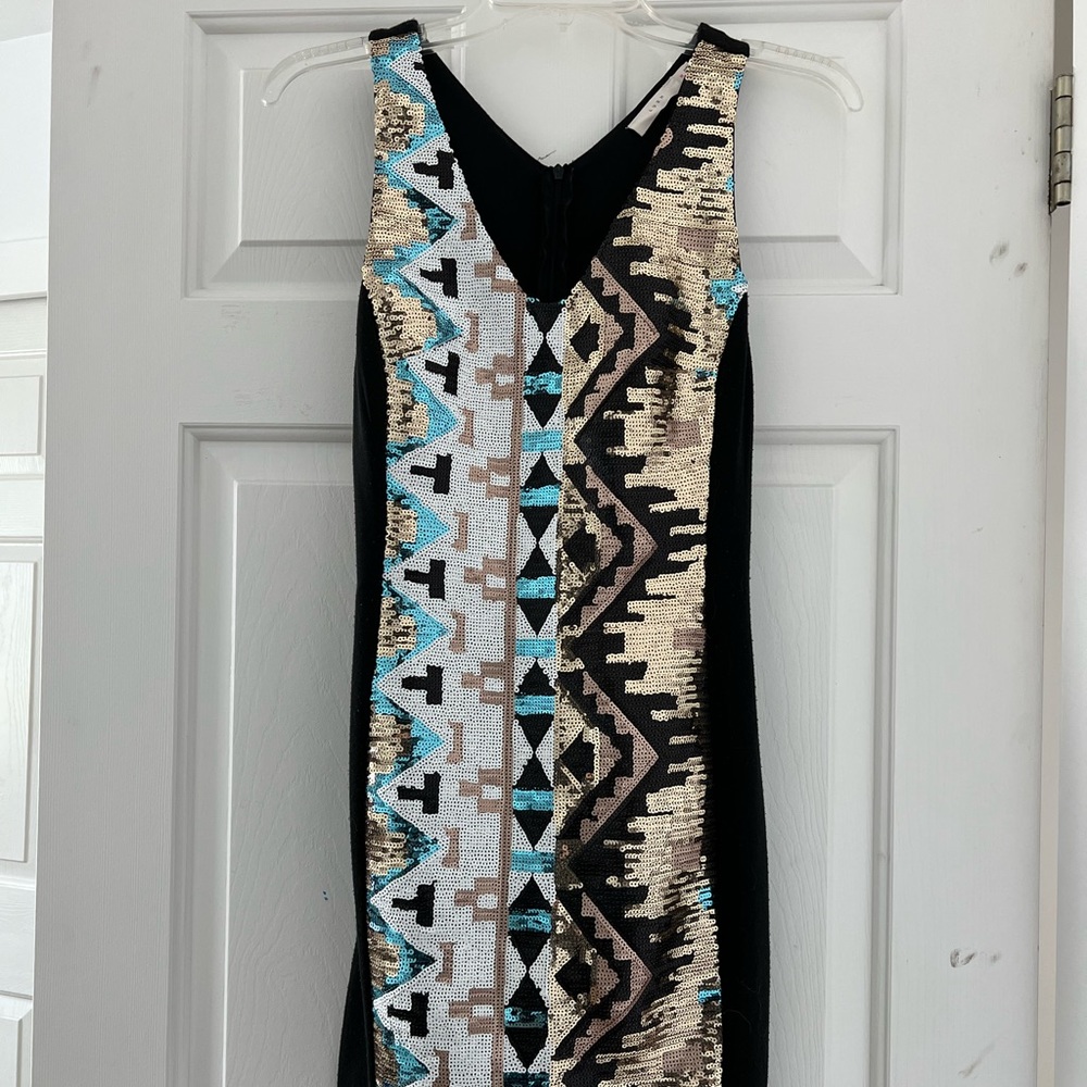 Lush medium sequin cutout dress